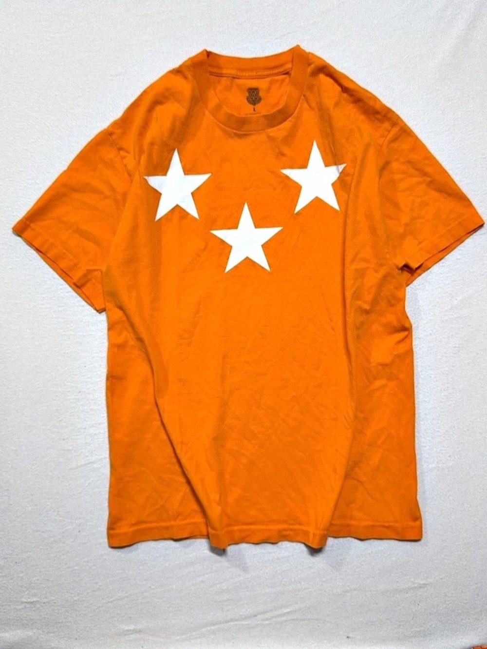 WWE Macho Man Randy savage Graphic Tee Orange & White Size Large vintage